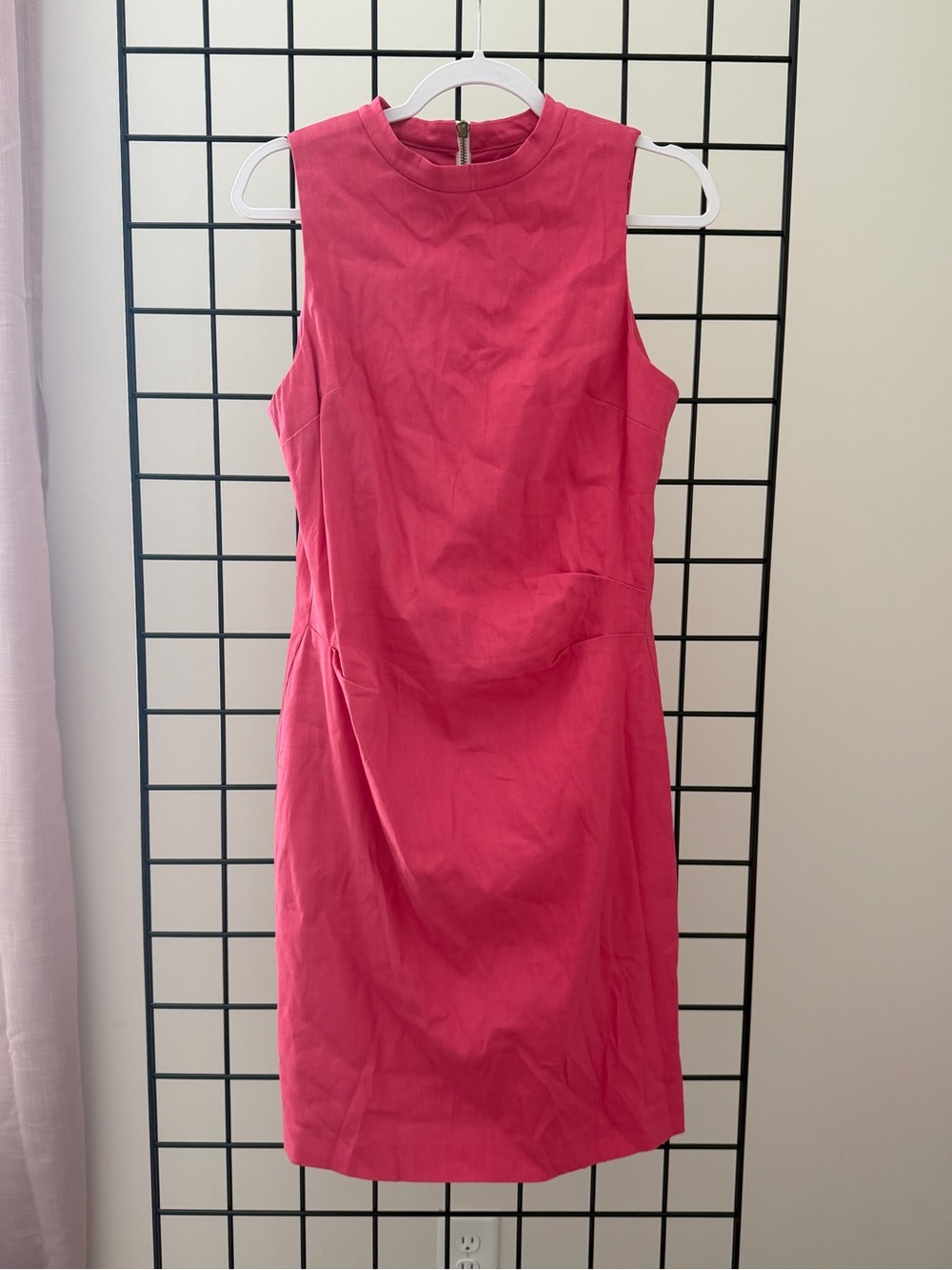 Sara Campbell Sleeveless Fuchsia Sheath Dress